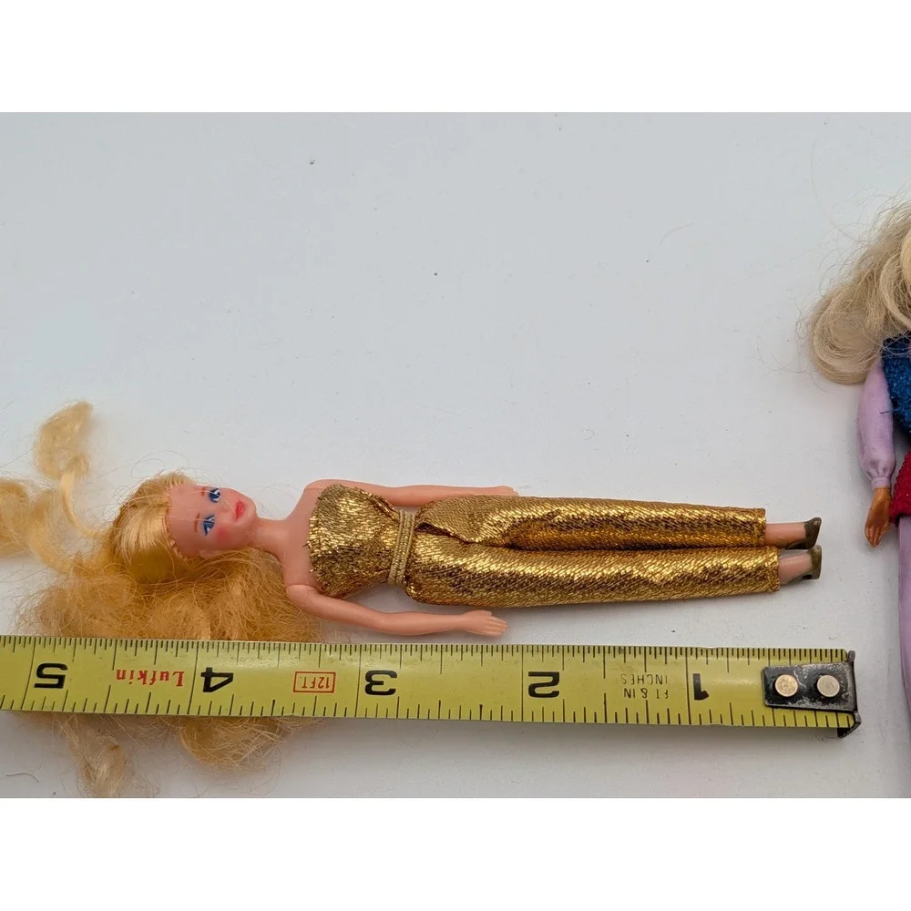 Mattel CPG Fashion Doll Lot Dazzle 5 Inch 1981